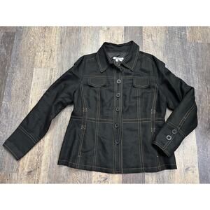 Appraisal Women's Black Button-Up Jacket